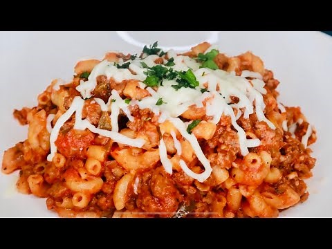 Easy American Goulash Recipe One Pot Beef And Macaroni