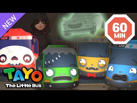 Spooky Night with Tayo | Vehicles Cartoon for Kids | Tayo English Episodes | Tayo the Little Bus