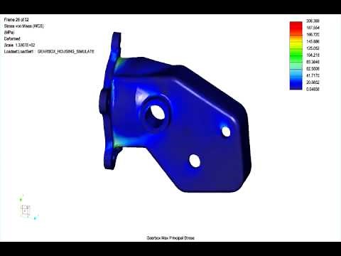 Stress Animation in Creo Simulate Analysis Software