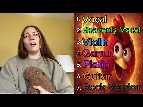 Tiki Tiki Song In Different Instruments 🎵✋👂🐦