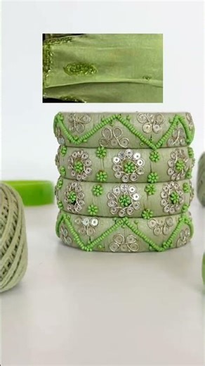 ​✨ Handcrafted Thread Bangles: Step-by-Step DIY! 🧵