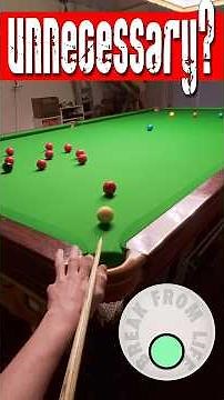 Snooker Practice Break Unnecessary? 🤔 GoPro Headcam POV
