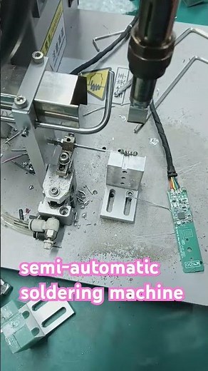 wire to pcb soldering semi-automatic soldering machine
