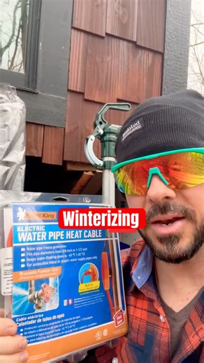 Heat Tape & Insulation for FROZEN pipes! #DIY #shortsfeed