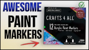 Watch Acrylic Paint Markers Review ﹙HOW TO USE﹚ on Amazon Live