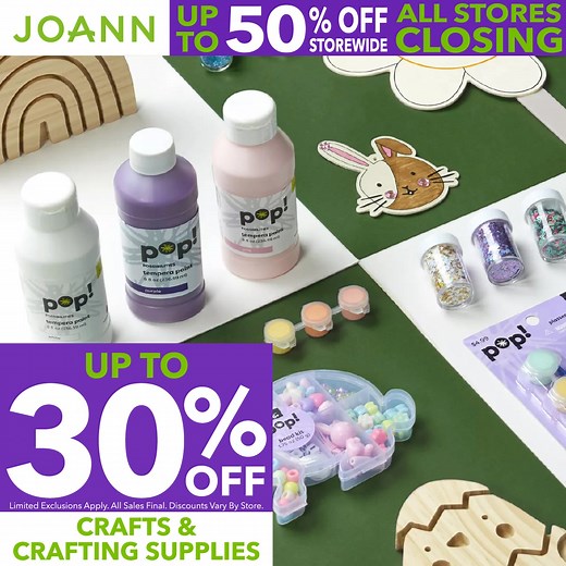 Up to 50% off everything storewide! Shop sewing machines, fabric, yarn, accessories & so much more. New merchandise is arriving daily! | JOANN Fabric and Craft Stores