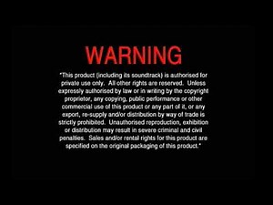 Walt Disney Home Video Warning Screen (2009- UK)