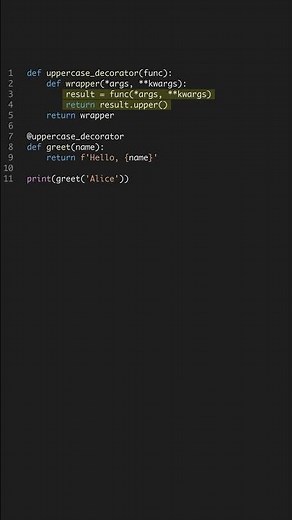 Boost Functionality with Decorators in 60s - Python Tips #shorts