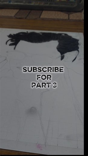 #today I am making #hairs of #sketch #Hemant dakait role in ##dhurandhar movie