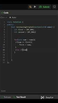 leet code problem : 334 (increasing triplet subsequence) #leetcode #arrayproblems