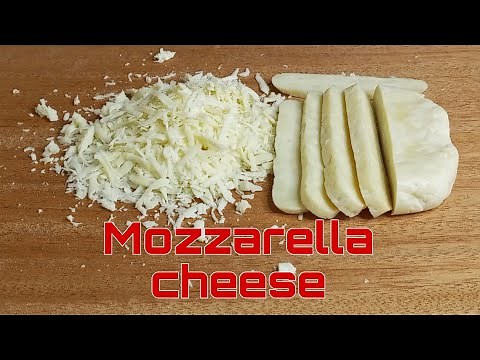 Quick and easy way of making Mozzarella cheese at home using only milk and vinegar