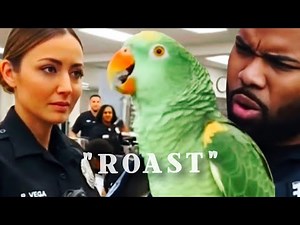 Mockery🦜Parrot "ROAST" Police Officer entine interrogation 🤣 make everyone Lol! #funny #funnyvideo