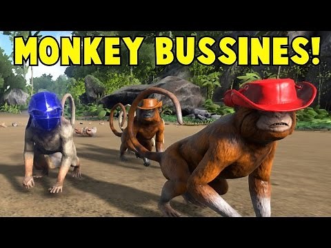 Monkey Bussines! Ark Survival Evolved Mesophitecus