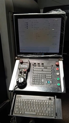 HURCO VMC MACHINE 4TH AXIS #cnc #cncmill #cncsoftware #machine #minecraft #cncproject #hurco