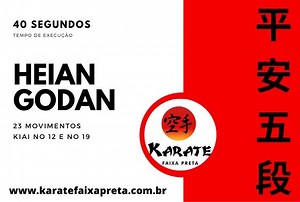 [Vídeo] Heian Godan | Quinto Kata | Karate Faixa Preta
