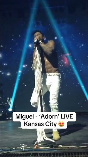 Miguel performs Adorn live in Kansas City