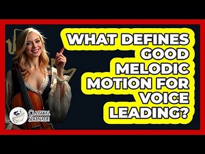 What Defines Good Melodic Motion For Voice Leading?