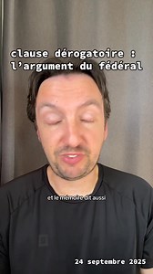 21K views · 230 reactions | Malgré l’utilisation d’exemples extrêmes, le gouvernement fédéral, dans son mémoire à la Cour suprême, affirme pas que la clause dérogatoire pourrait être utilisée par le Québec pour permettre l’esclavage et les exécutions sommaires. Vidéo sous-jacent: Bloc québécois Lien vers le mémoire: https://www.scc-csc.ca/pdf/case-documents/41231/FM530_Intervenant_Procureur-g%C3%A9n%C3%A9ral-du-Canada.pdf | Farnell Morisset | Facebook