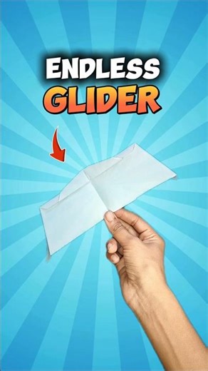 how to make endless paper glider 😱 | never-ending flight #paperplane #origami