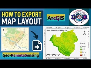 How to Export a Layout Map in ArcGIS