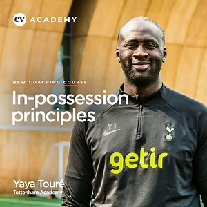 571K views · 24K reactions | New coaching course  Before joining Standard Liège as assistant coach, Yaya Touré led his Tottenham Under-16 team through a session designed to reinforce the principles that underpin maintaining possession and creating under high pressure... ⚪️ Subscribe to watch in full via the link in the comments. | Coaches' Voice | Facebook