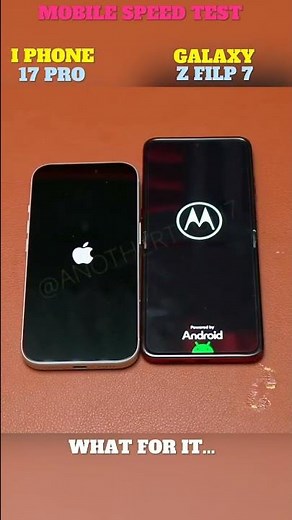 😱 ⚡ iPhone 17 Pro vs Samsung Galaxy Z Flip 7 REAL SPEED TEST!!!