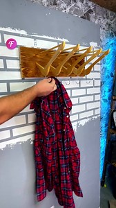 230K views · 147 reactions | DIY Wooden Hanger Coat Rack | Fabiosa Fitness | Facebook