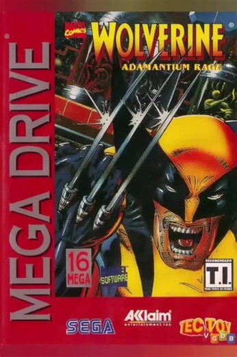 #wolverine adamantium rage #mega drive#nostalgia#anos 90