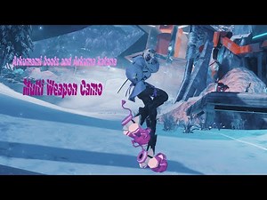 (PSO2NGS) Arkumami boots and Arkuma katana Weapon camos