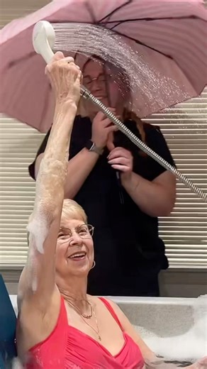 10K views · 195 reactions | When your residents gives YOU a bath. #cna #pca #nurse #lpn #seniorliving | St. Paul's Senior Living Community | Facebook