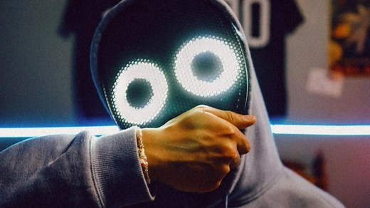 BoyWithUke finally reveals his face as he removes famous mask for the first time