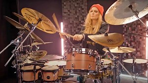 Anika Nilles shows why Rush have chosen her as their new drummer