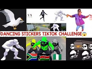 DANCING STICKERS TIKTOK CHALLENGE🔥 Trending 🇿🇦Dibiri di kae😱