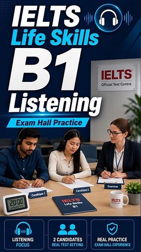IELTS Life Skills B1 Listening Test 2026 🇬🇧