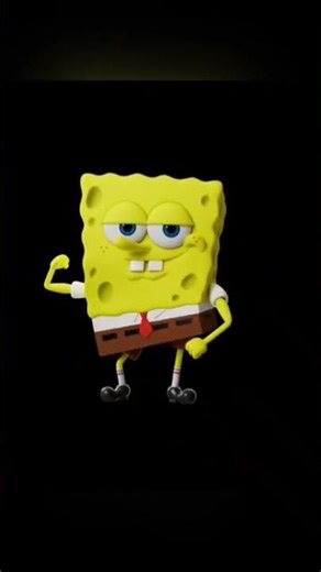 SpongeBob doing the big guy dance challenge #spongebob #shorts #fyp #viral #dance #trending
