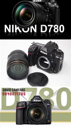 NIKON D780(24-120)LENS LIKE NEW @david.cameras MOUNT ROAD, CHENNAI.📞9840071765.
