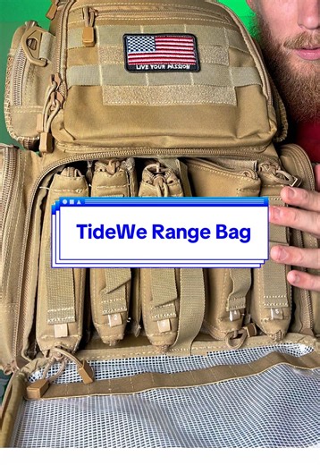 Replying to @Elijah Evans580 TideWe range backpack built tough for every trip 💪 Lightweight, waterproof, and loaded with room for all your range accessories. The ultimate outdoor pack for 2025 — built to last, made to move. 🎯 #tidewe #rangeday #backpack #tiktokshopfalldealsforyou #tiktokshopcreatorpicks