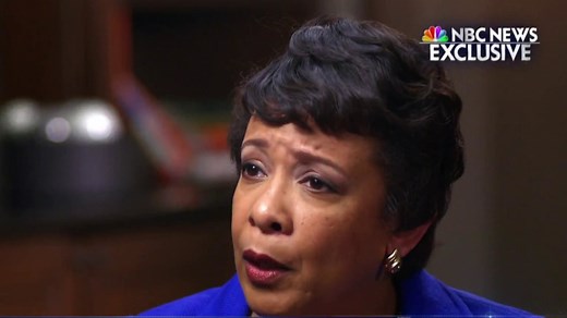 Former Attorney General Loretta Lynch speaks out