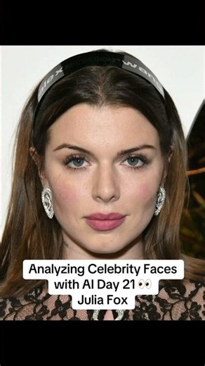 Day 21 of analyzing celebrity faces with AI 👀