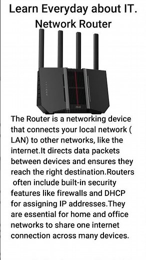 Network Router Explained for Beginners 📡🌐 #shorts