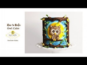 How to Make an Owl Cake