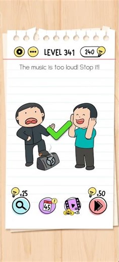 Brain Test Level 341 Solution & Walkthrough | Tricky Puzzles (Android & iOS Shorts)