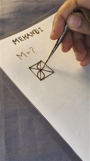 Mehandi Hack for beginners ✨ simple henna design @JustMehandi #mehandihack #hennaart #ytshorts