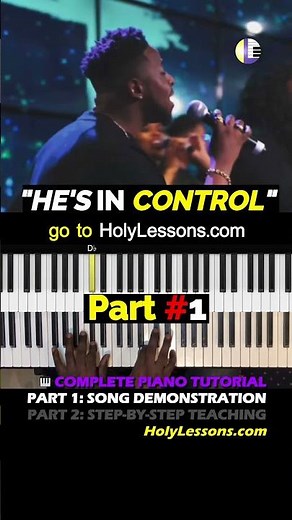 He’s In Control 🙌🏾 | Rich Tolbert Jr. Worship Piano Tutorial (Part 1)