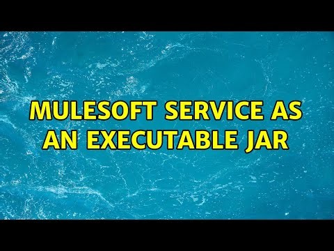Mulesoft service as an executable Jar