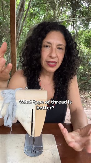 Free Motion Embroidery on a Sewing Machine on Instagram: "What thread is best for free motion embroidery? Let’s test this thread with me?"