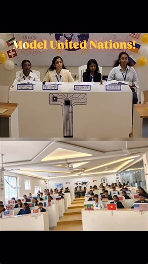 Trileaves on Instagram: "Model United Nations 2025-26 by Trileaves Students! Trileaves Group of Schools proudly participated in the Model United Nations (MUN) — an educational simulation where students explored diplomacy and international relations. Representing countries as delegates, our young diplomats debated global issues and worked together to find meaningful solutions — just like in the real UN! Through research, public speaking, negotiation, and collaborative resolution writing, students