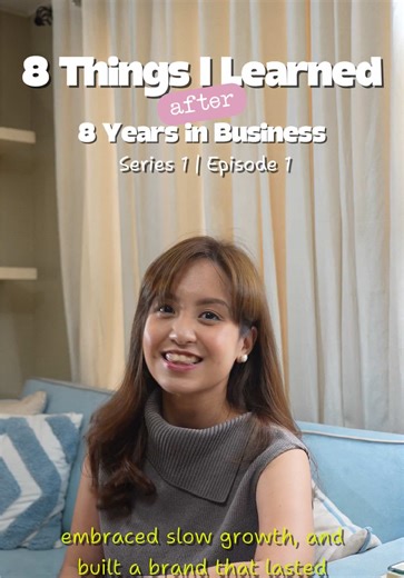 New Series Alert! ✨ 8 Things I Learned After 8 Years in Business Spoiler: … doing everything alone is NOT sustainable. Can’t wait to share the rest of the lessons with you 💡 Stay tuned for #2! #Business #MetalStrawPH #Lessons