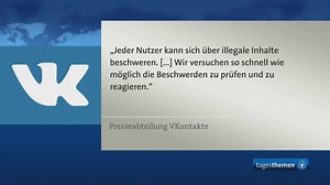 Hetzer und Rechtsextreme nutzen offenbar das russische Facebook-Pendant VK zum ungehinderten Austausch. | tagesschau