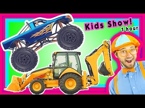 Construction Vehicles Compilation | Machines for Kids | Toddler Show – Blippi